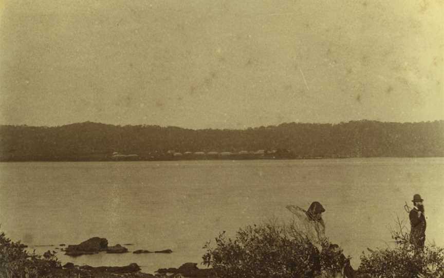 StateLibQld 2 257782 Dunwich shore viewed from Peel Island, ca. 1885.jpg