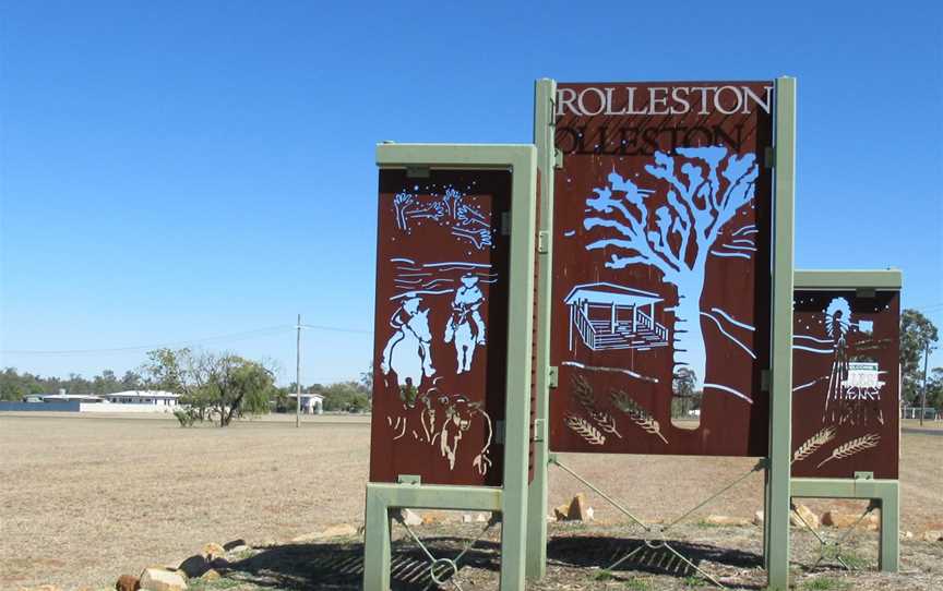 Entrancesign CRolleston CQueensland