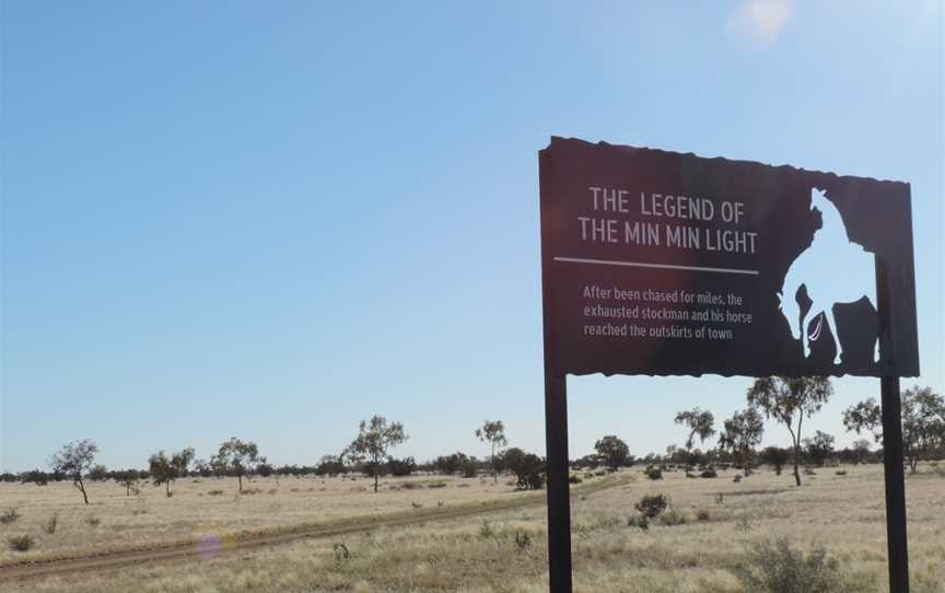 Site of the Min Min Hotel, famous for its connection with the Min Min lights, Min Min, 2019.jpg