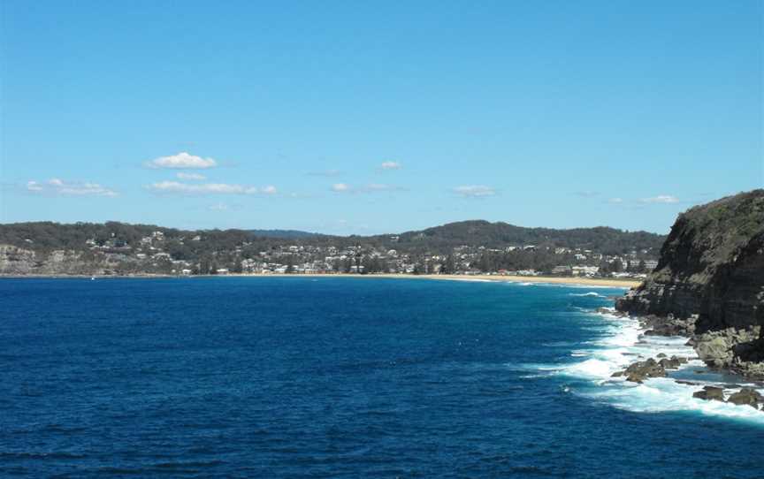 Avoca Beach, as seen from the Skillion