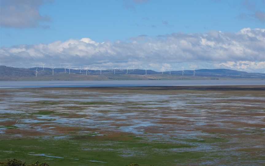 Lake George viewed from the Weereewa Lookout August 2020.jpg