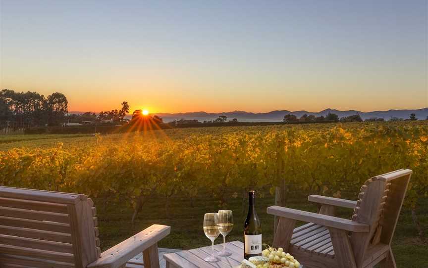 Kina Beach Vineyard, Tasman, New Zealand