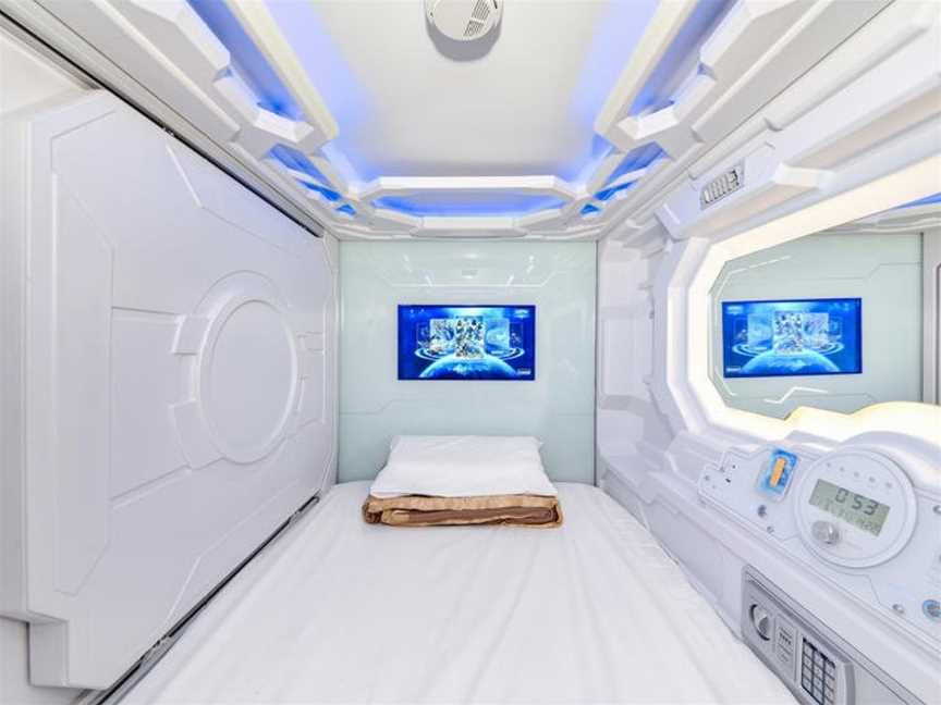 The SpaceQ Capsule Hotel, Haymarket, NSW