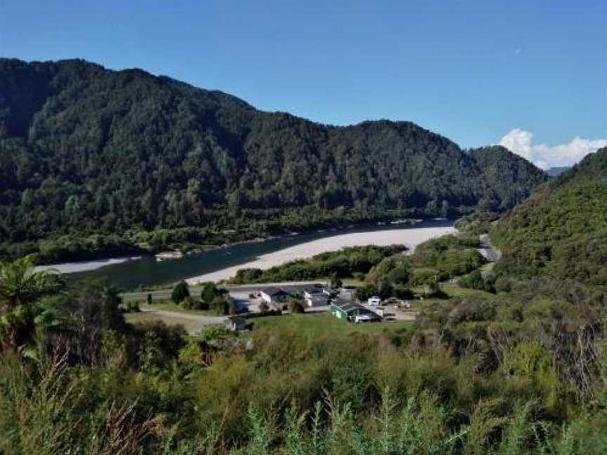 Berlins cafe, bar and backpackers, Crushington, New Zealand