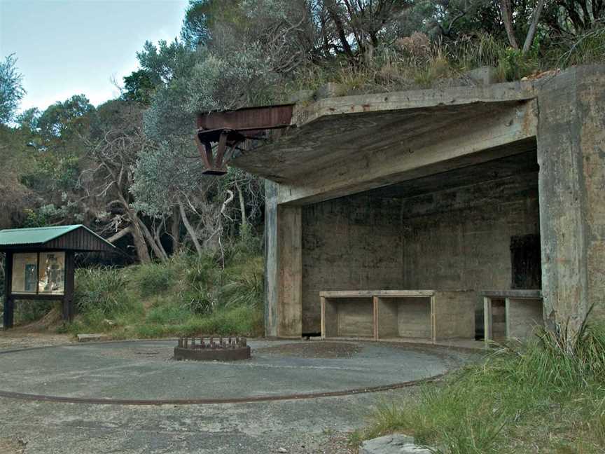 World War II gun emplacements, Shoal Bay, NSW