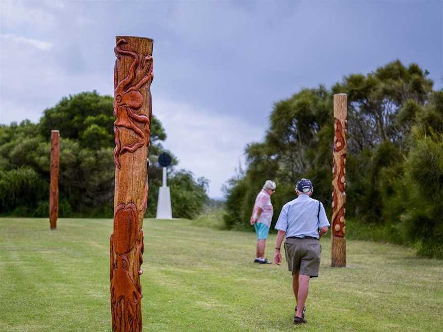 Aboriginal Carved Poles Callala and Crookhaven Heads, Tourist attractions in Callala Beach