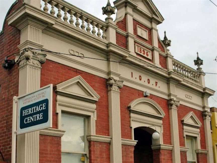 Heritage Centre, Tourist attractions in Camperdown