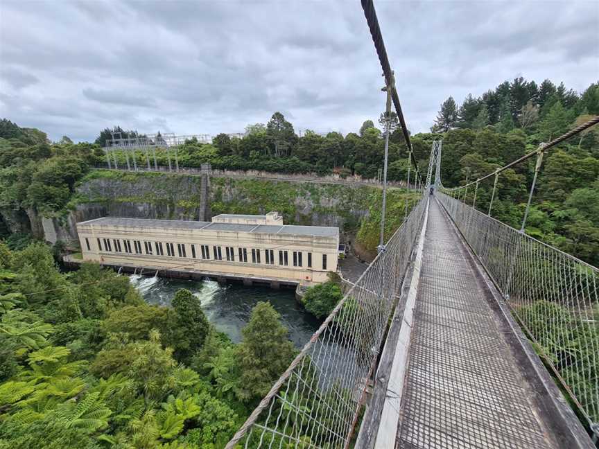 Arapuni Suspension Bridge, Arapuni, New Zealand