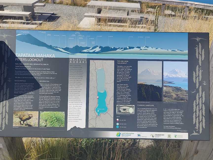 Lake Pukaki Lookout, Ben Ohau, New Zealand