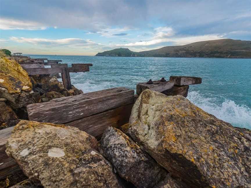 The Mole (sea wall), Portobello, New Zealand