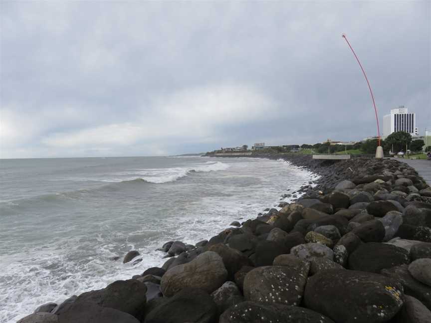 New Plymouth Coastal Walkway, Port Taranaki, New Zealand