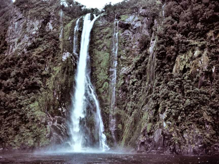 Bowen Falls, Fiordland, New Zealand