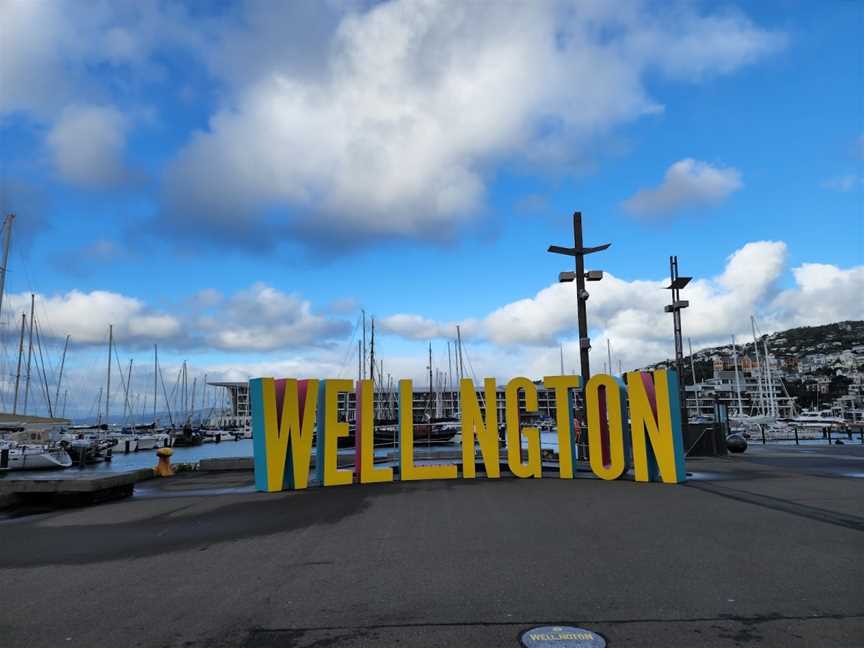 Solace in the Wind (The Naked Man) Statue, Te Aro, New Zealand