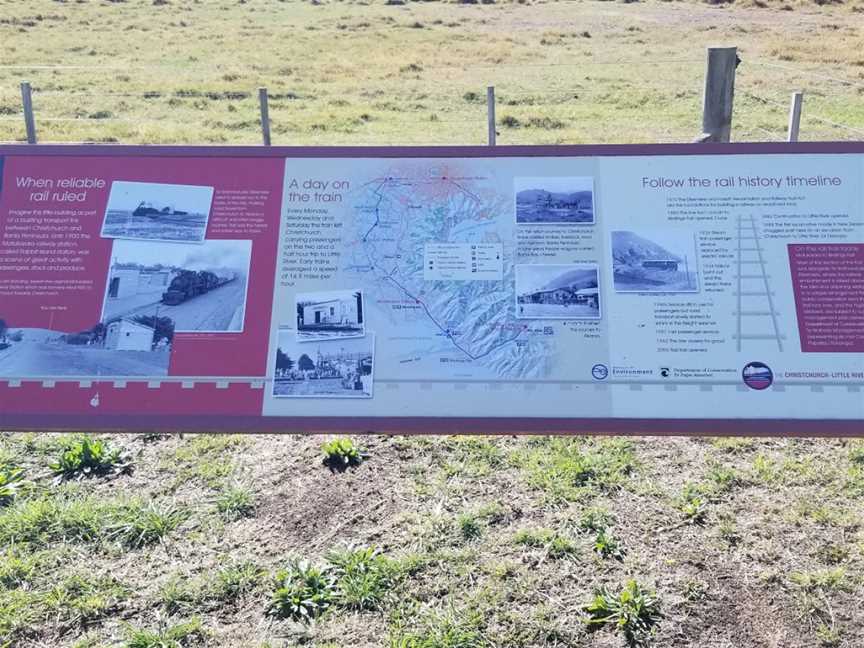 Little River Rail Trail (start of Section 5), Motukarara, New Zealand