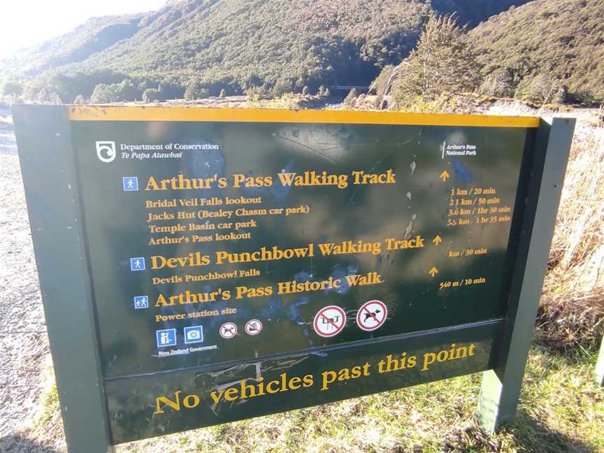 Arthur's Pass Walking Track, Greymouth, New Zealand