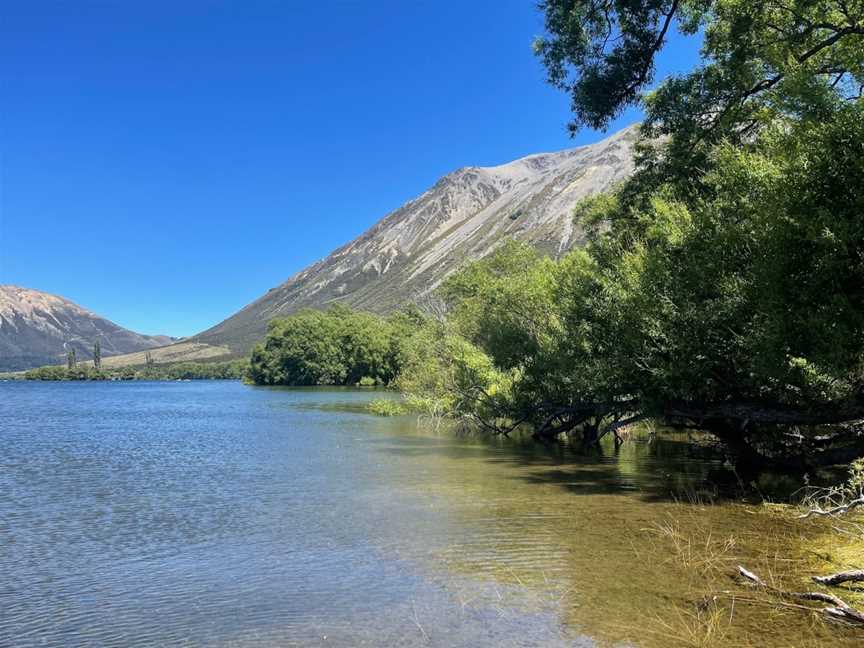 Lake Pearson/ Moana Rua Wildlife Refuge, Lake Pearson, New Zealand