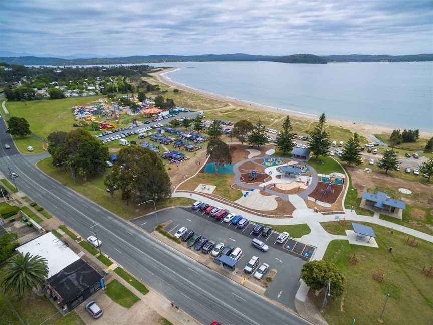 Corrigans Beach Reserve Park and Accessible Playground, Batehaven, NSW