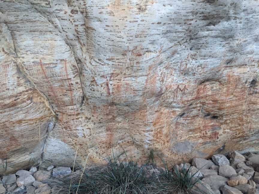 Billimina Rock Art Site - Wartook Valley, Glenisla, VIC