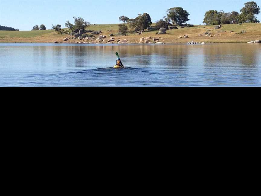 Fishing and Boating in Lake Oberon, Oberon, NSW