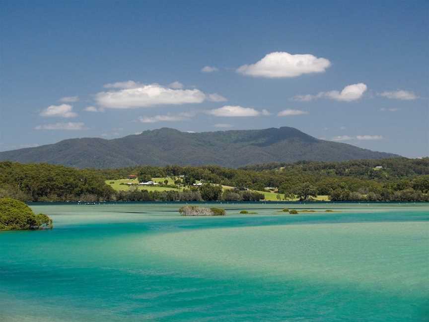 Kayaking Wagonga Inlet at Narooma, Narooma, NSW