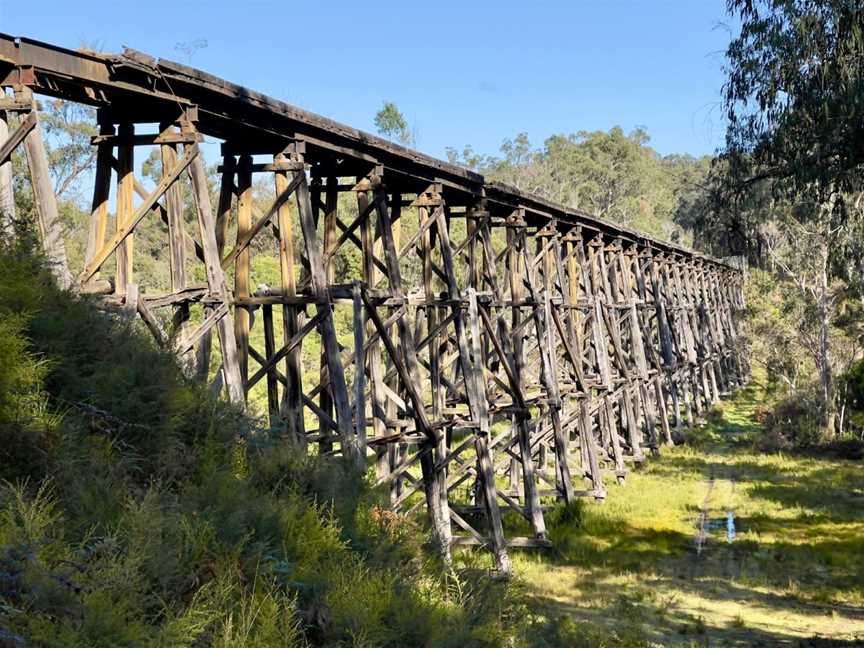 Stony Creek Trestle Bridge, Nowa Nowa, VIC