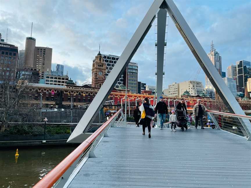 Evan Walker Bridge, Southbank, VIC