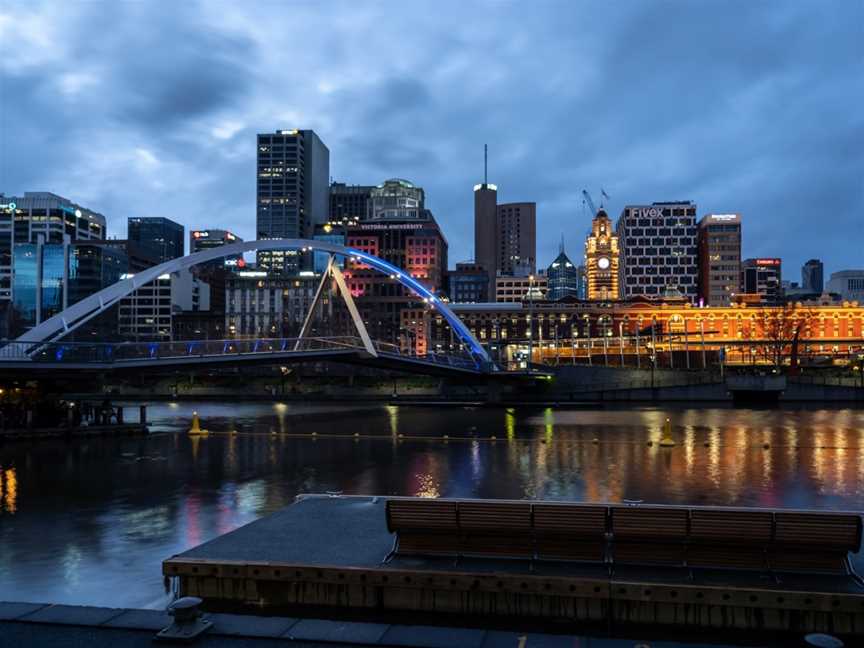 Evan Walker Bridge, Southbank, VIC