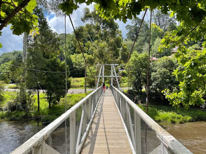 Warburton Swing Bridge, Warburton, VIC