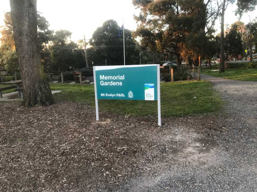 Mount Evelyn Memorial Gardens, Mount Evelyn, VIC