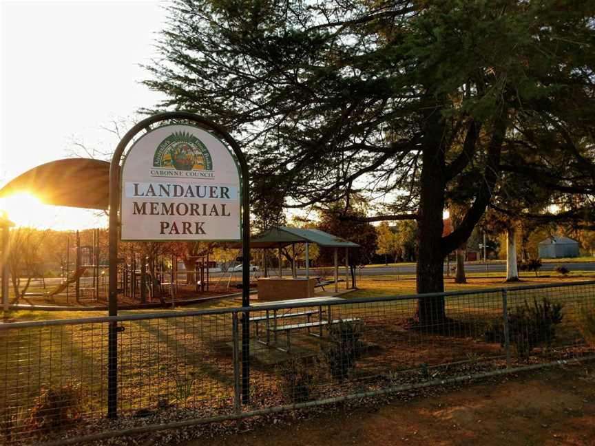 Landauer Memorial Park, Cudal, NSW