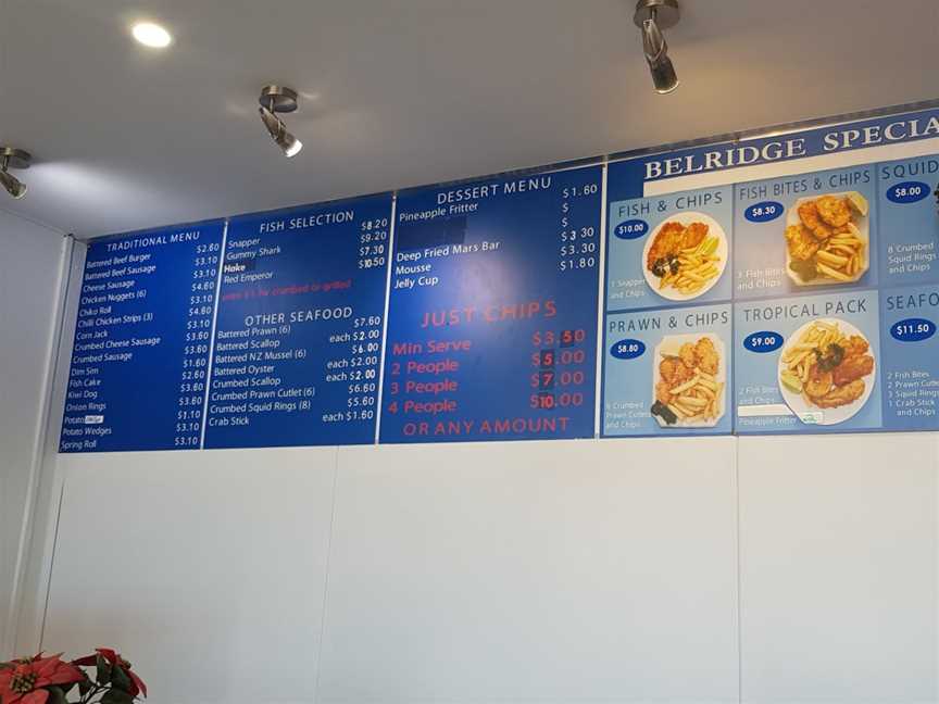 Belridge Fish & Chips, Beldon, WA