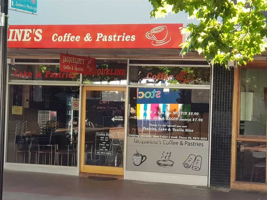 Jacqueline Coffee & Pastry, Mitcham, VIC