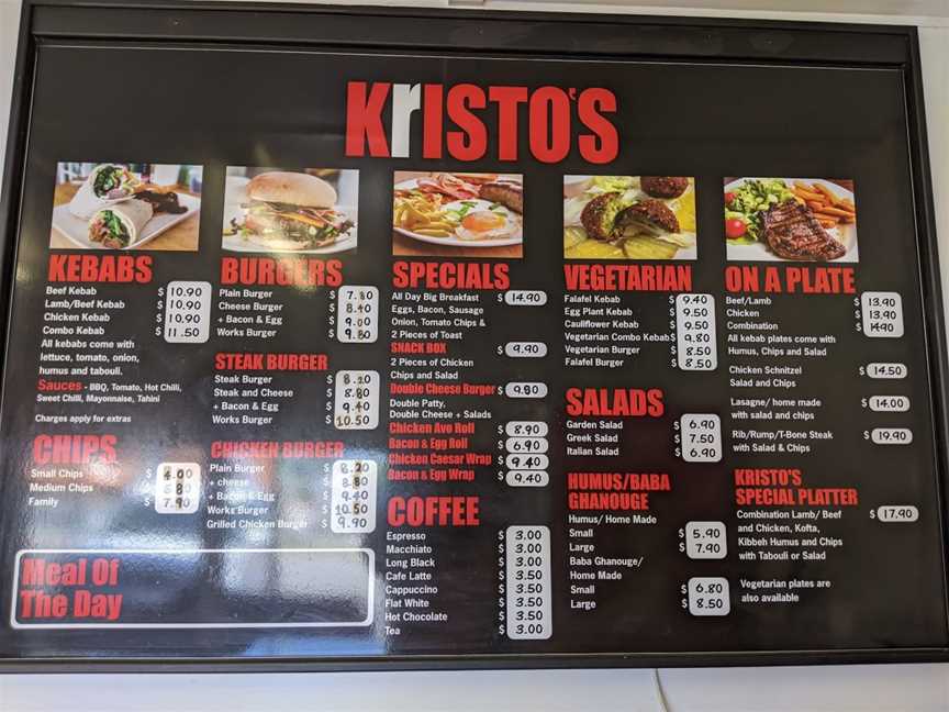 Kristo's Gourmet Burgers & Kebabs, Virginia, QLD