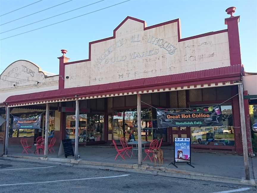 Motofinish Cafe, Rushworth, VIC