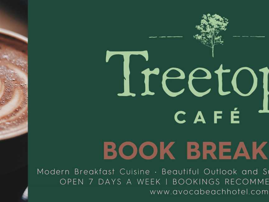 Treetops Cafe, Avoca Beach, NSW