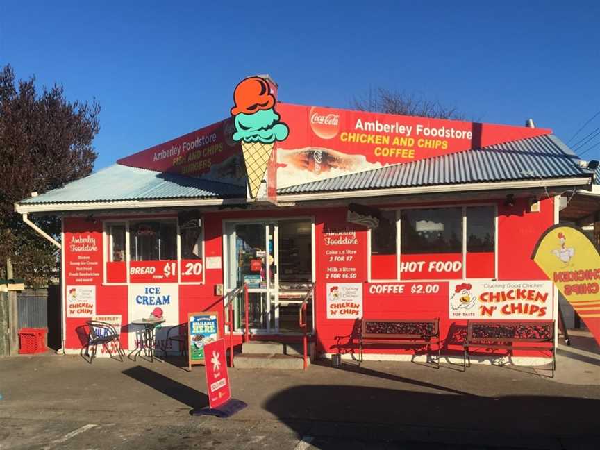 Amberley Food Store (Red Dairy Amberley), Amberley, New Zealand