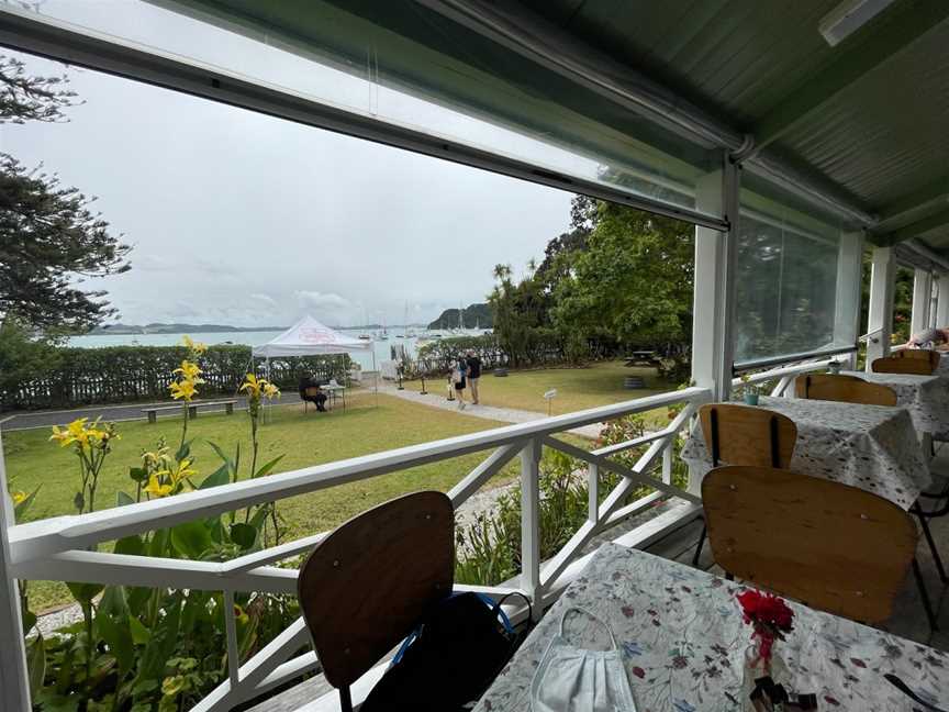 Cafe at Pompallier Mission, Russell, New Zealand