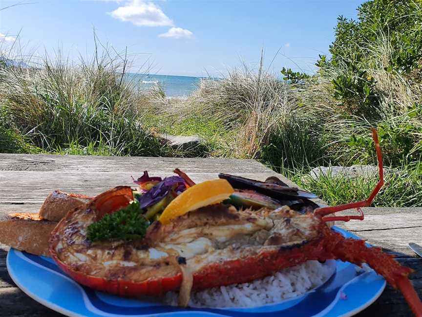 Kaikoura Seafood BBQ Kiosk, Kaikoura Peninsula, New Zealand