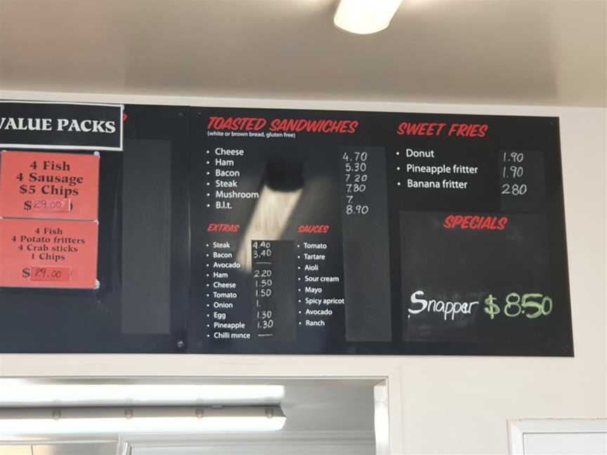 Kelly's Seafood, Waihi, New Zealand