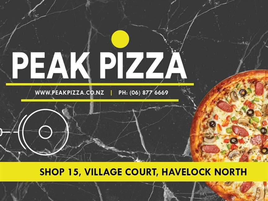 Peak Pizza, Havelock North, New Zealand