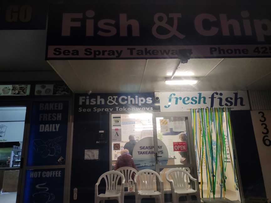 Seaspray Takeaways, Snells Beach, New Zealand