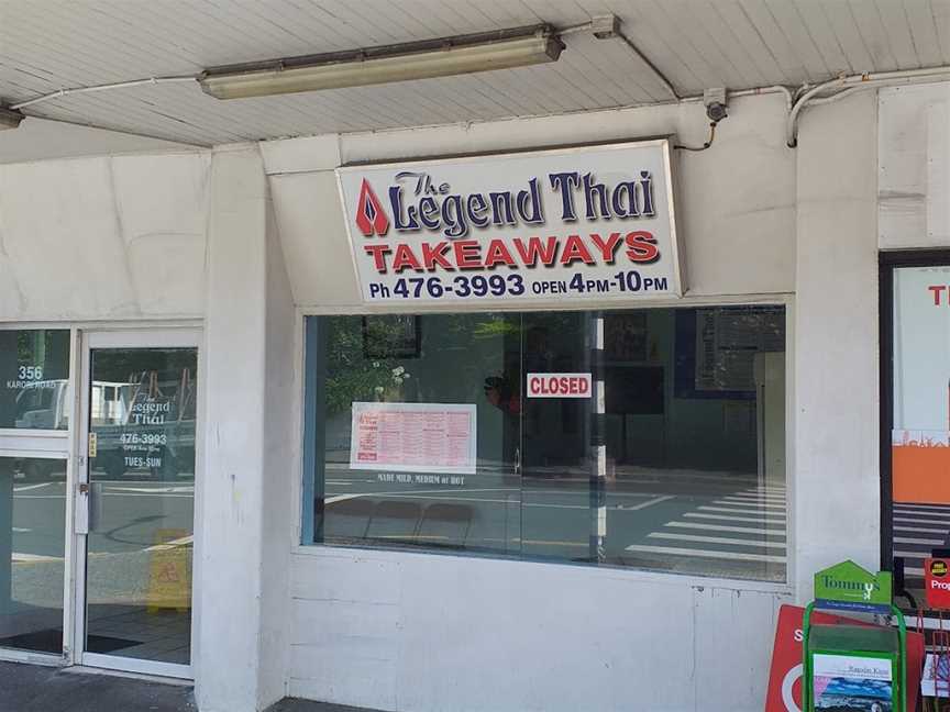 The Legend Thai take a way, Karori, New Zealand