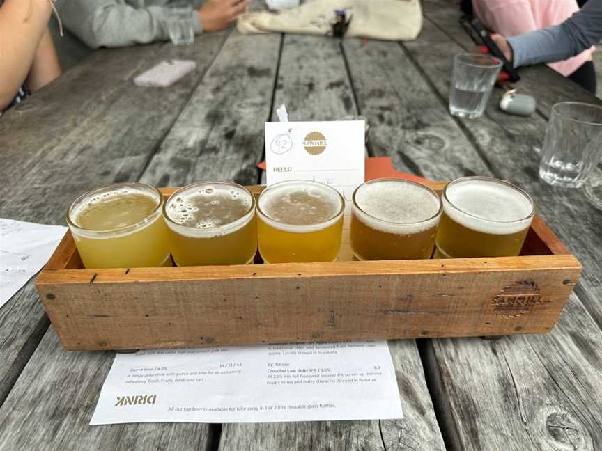 The Sawmill Brewery and Smoko Room, Matakana, New Zealand