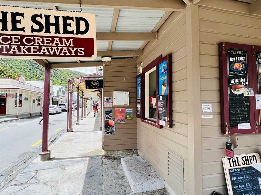 The Shed Ice Cream Parlour & Takeaways, Arrowtown, New Zealand