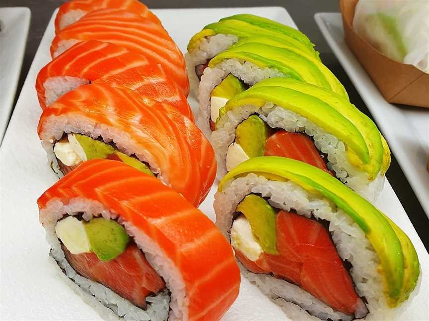 Yellow sushi, Morrinsville, New Zealand