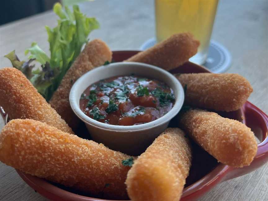 Mozzarella Sticks with Salsa