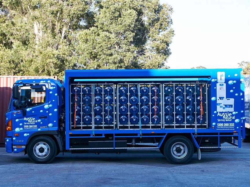 Aussie Natural Spring Water truck