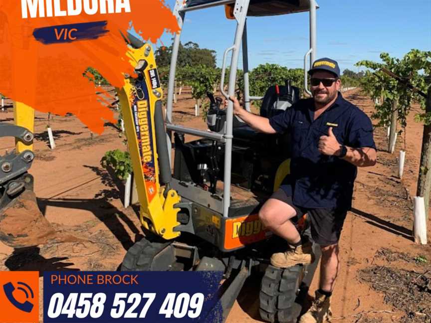 Diggermate Mini Excavator Hire Mildura, Business directory in Mildura