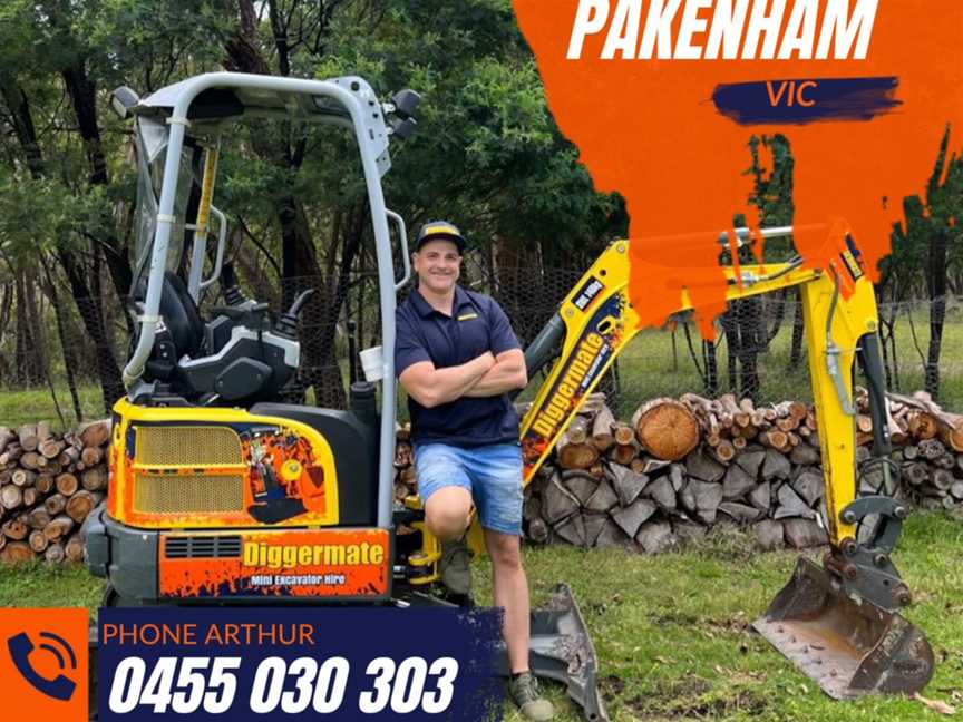 Diggermate Mini Excavator Hire Pakenham, Business directory in Officer