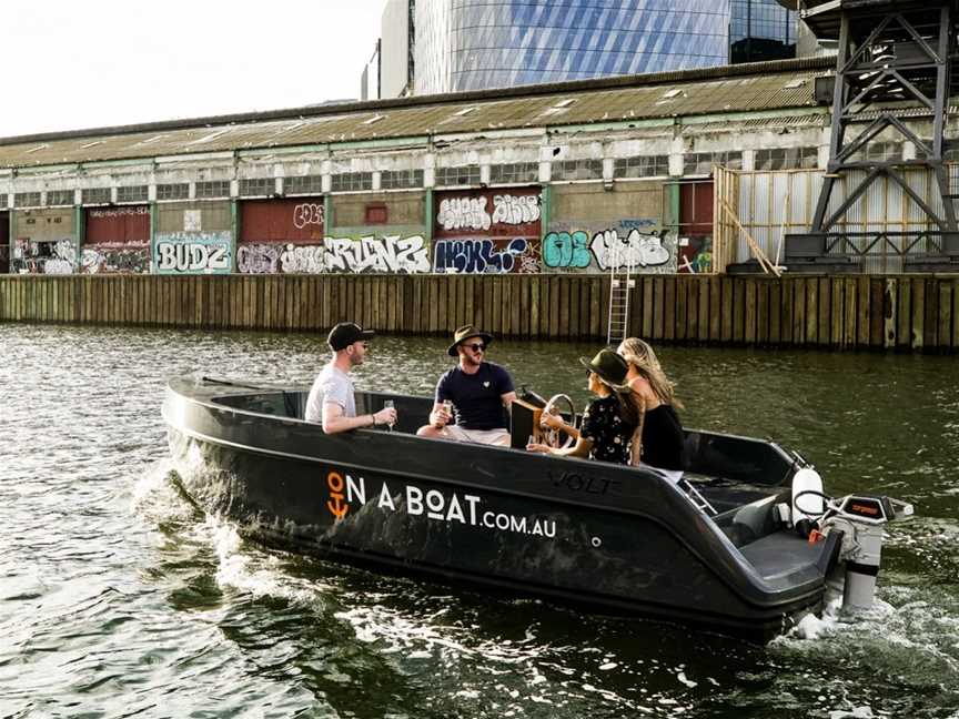 ON A BOAT, Melbourne, VIC